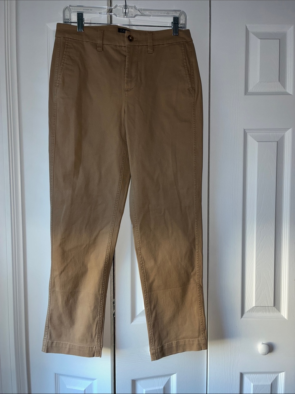 NWT J. Crew High Rise Girlfriend Chinos in Tan